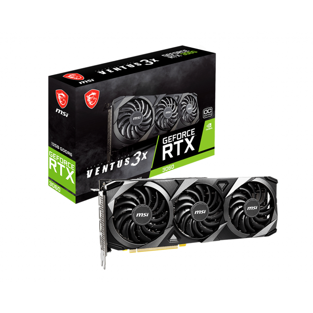 MSI GeForce RTX 3060 12GB Ventus 3X OC MSI GeForce RTX 3060 12GB Ventus 3X OC